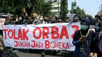 Ribuan mahasiswa Yogyakarta menggelar aksi gejayan memanggil pada Senin, 23 September 2019 (Liputan6.com/ Switzy Sabandar)