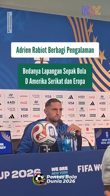 Gelandang Timnas Prancis, Adrien Rabiot, bicara mengenai perbedaan lapangan di Amerika Serikat dan Eropa
