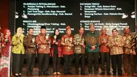 Penghargaan bidang pariwisata pada malam Anugerah Pesona Indonesia (API) 2019 digelar di Gedung Sapta Pesona Kementerian Pariwisata dan Ekonomi Kreatif Republik Indonesia. (Foto: Liputan6.com/Dian Kurniawan)