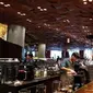 Starbucks Reserve Roastery Shanghai, kedai kopi  Starbucks terbesar di dunia yang berada di China. (Maulandy/Liputan6.com)