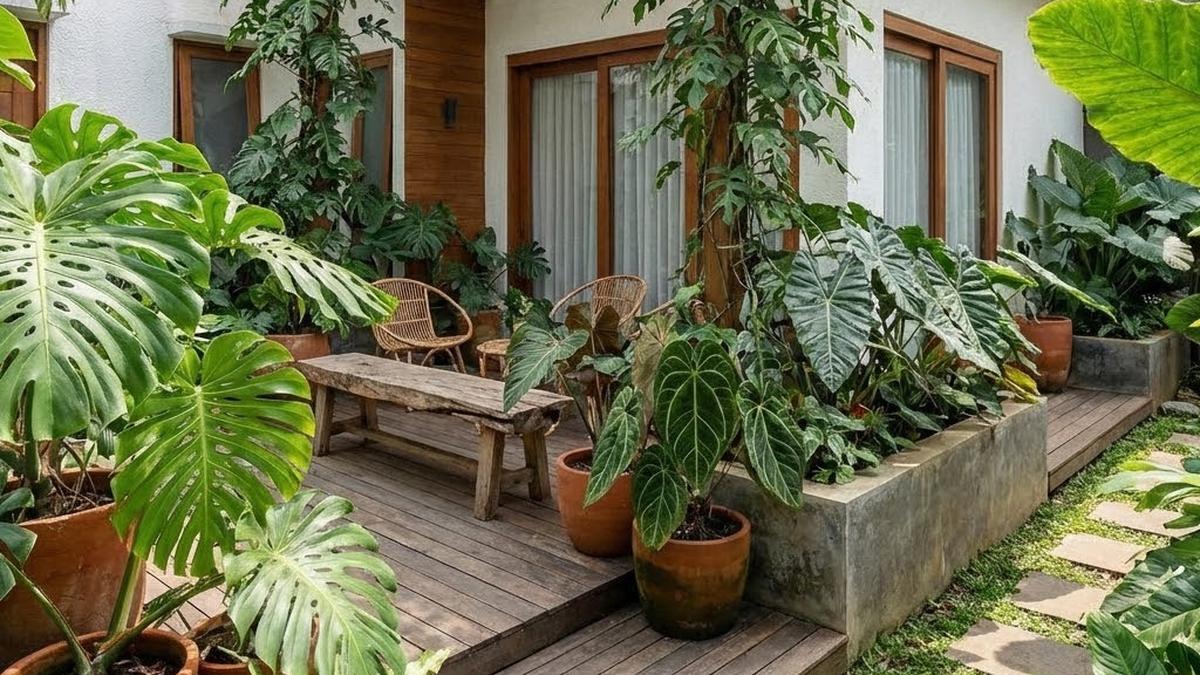 9 Model Teras Rumah Sederhana Jadi Kebun Mini yang Sejuk dan Rapi