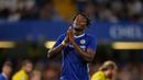Michy Batshuayi baru bermain selama 67 menit dalam 5 partai bersama Chelsea. Untuk seorang pemain yang didatangkan dari Marseille senilai 33 juta pound, penampilannya belum sesuai harapan. (AFP/Glyn Kirk)