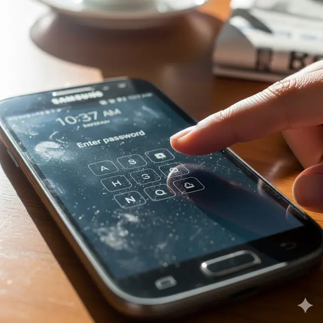 Password HP (Foto: Gemini AI)