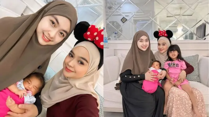 7 Potret Ria Ricis dan Moana Jenguk Baby Yasmin Anak Shindy Putri, Penuh Kehangatan (credit: instagram.com/riaricis1795)