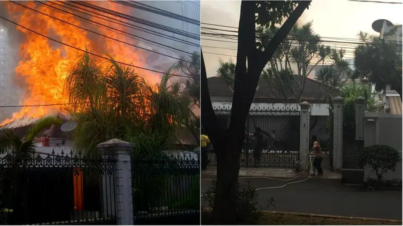 Api Besar Bakar Rumah di Kompleks Widya Chandra