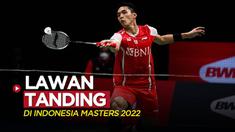 Berita motion grafis hasil drawing Indonesia Masters 2022, di mana bisa dilihat lawan-lawan tanding dari para atlet Merah Putih, termasuk Jonatan Christie dan Minions.