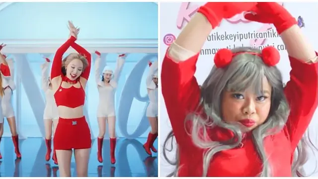 7 Potret Kekeyi Lakukan Parodi Cover Dance Milik Nayeon 'Pop!', Curi Perhatian