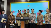 Pimpinan MPR Serahkan Konsep Pokok-Pokok Haluan Negara ke Prabowo