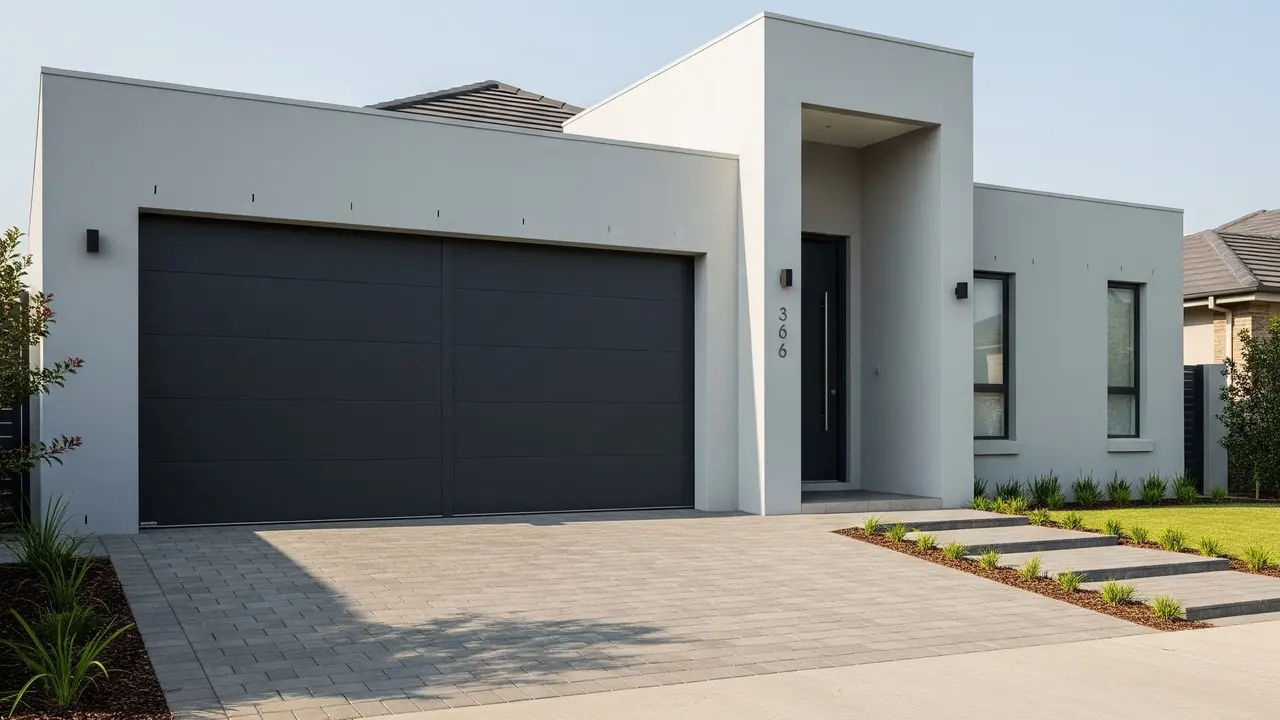 Model Pintu Garasi Besi Minimalis Terbaru