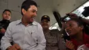 Menteri Pemberdayagunaan Aparatur Negara dan Reformasi Birokrasi, Yuddy Chrisnandi, mendatangi Gedung KPK, Jakarta,  Rabu (5/11/2014) (Liputan6.com/Miftahul Hayat)
