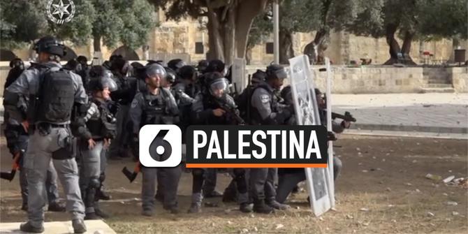 VIDEO: Warga Palestina dan Polisi Israel Bentrok di Masjid Al-Aqsa