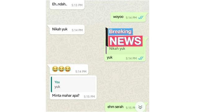6 Chat Orang Ajak Pacaran Ini Gampang Banget, Bikin Geregetan