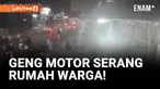 Brutal! Geng Motor Serang Rumah dan Tempat Usaha Warga Cirebon!