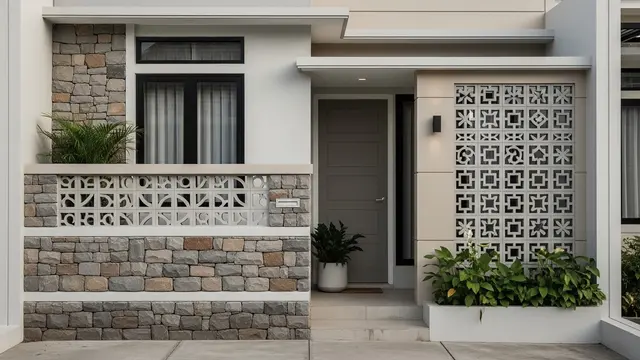 Model Fasad Rumah Kecil yang Lagi Tren (AI Generated)