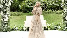 Mulan Jameela sendiri memang cukup sering tampil dengan gamis di berbagai kesempatan. Bahkan, saat menghadiri acara, penampilan istri Ahmad Dhani ini terlihat menawan. (Liputan6.com/IG/@mulanjameela1)