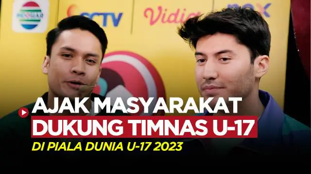 Berita video dua bintang tamu Konser Pesta Bola Dunia 2023, Randy Pangalila dan Bara Valentino ajak masyrakat Indonesia untuk dukung Timnas Indonesia U-17 di Piala Dunia U-17 2023.