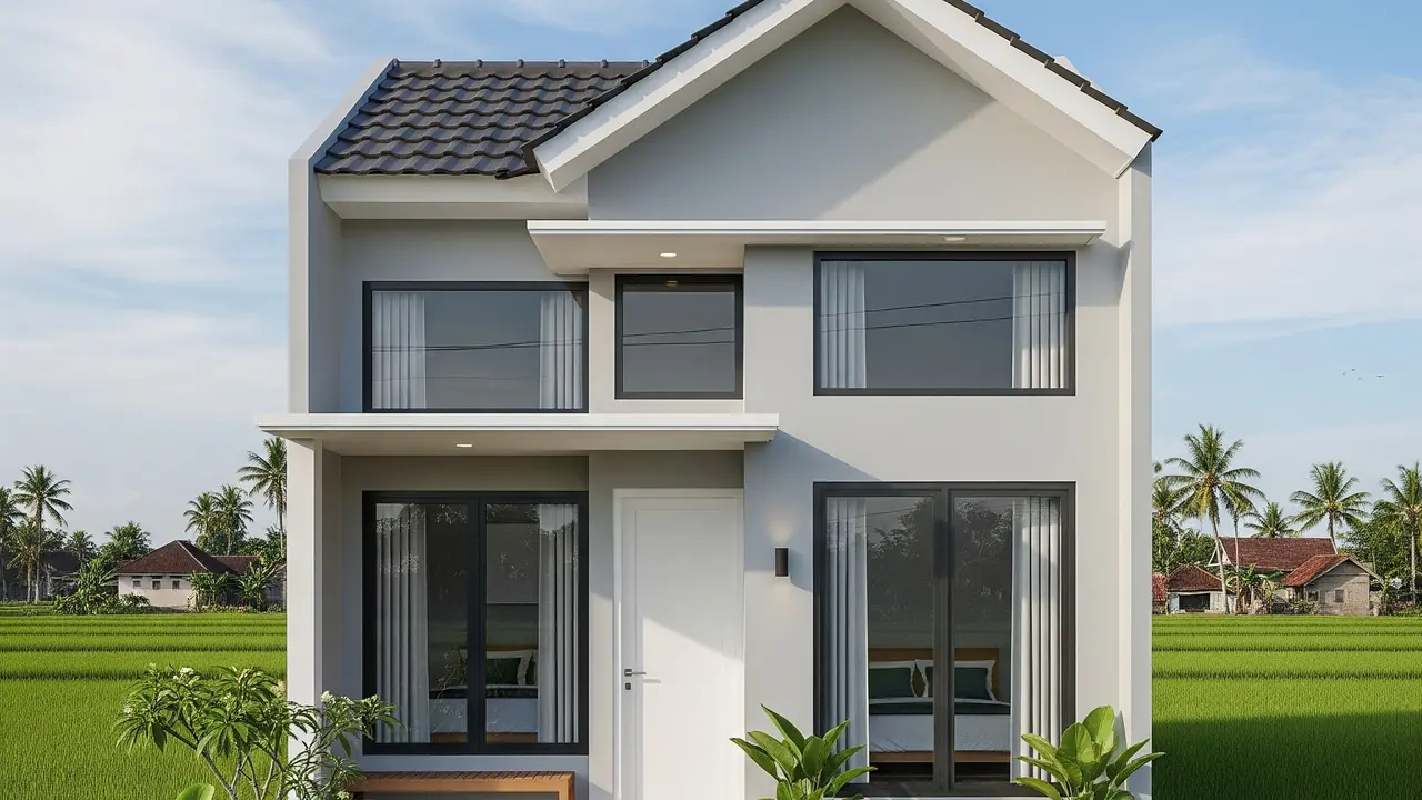 Model Rumah Minimalis di Desa Cocok untuk Daerah Sawah