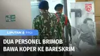 Ada dua personel Brimob Polri mendatangi Gedung Bareskrim Polri Jakarta pada Rabu (10/08) sore. Salah satu anggota Brimob membawa sebuah koper yang diduga merupakan barang bukti kasus pembunuhan Brigadir Yoshua.