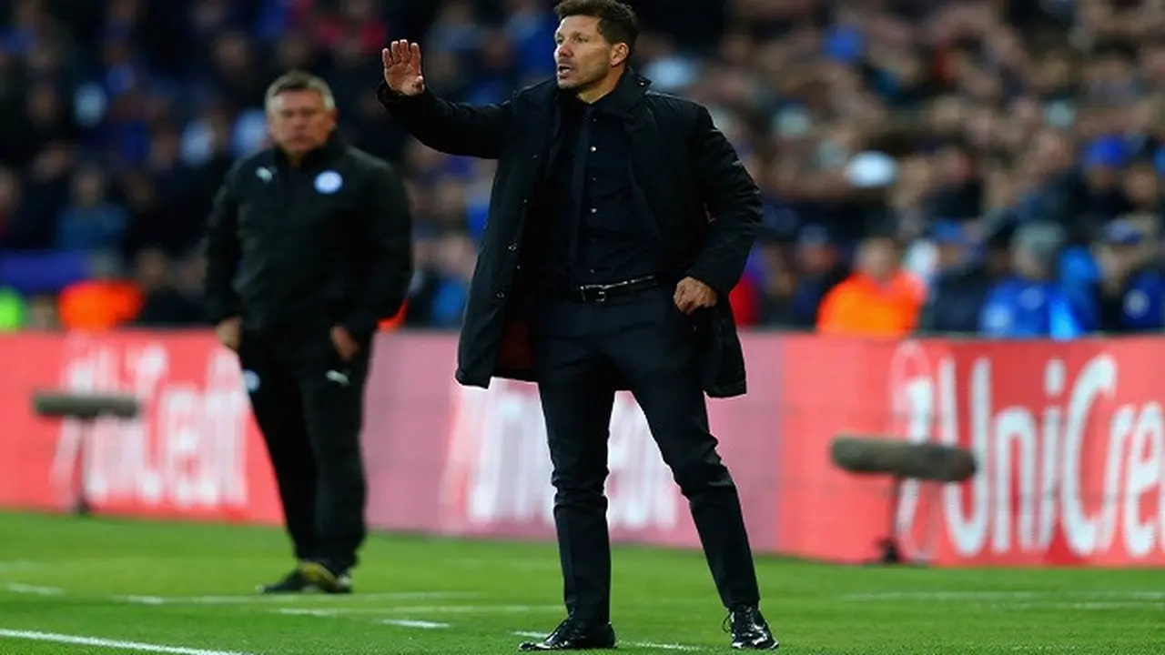 Diego Simeone (Leicester City v Atletico Madrid)
