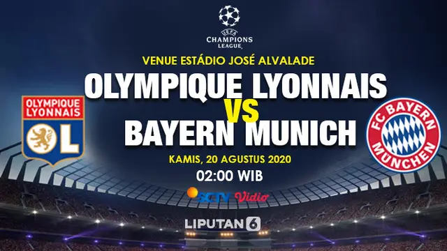 Prediksi Olympique Lyonnais Vs Bayern Munich