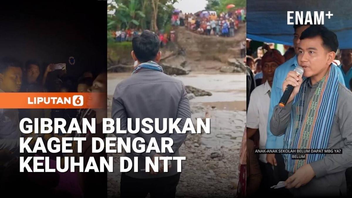Blusukan Wapres Gibran Gelap gelapan di NTT, Kaget Dengar Keluhan