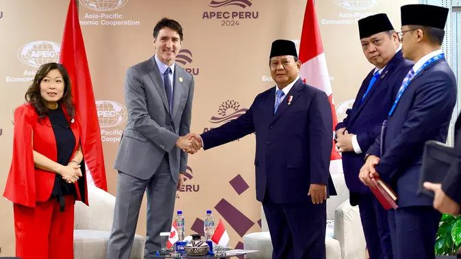 Prabowo dan Trudeau Bahas Kerja Sama Strategis Indonesia-Kanada