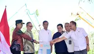 Presiden Joko Widodo atau Jokowi mengatakan Ibu Kota Nusantara (IKN) di Kalimantan Timur kedepannya dapat menjadi lokasi untuk menggelar konser-konser besar. (Lizsa Egeham/Liputan6.com).