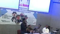 Sosialisasi peraturan daerah pelestarian budaya betawi di universitas di Jakarta (Foto: Liputan6.com/Kezia P)