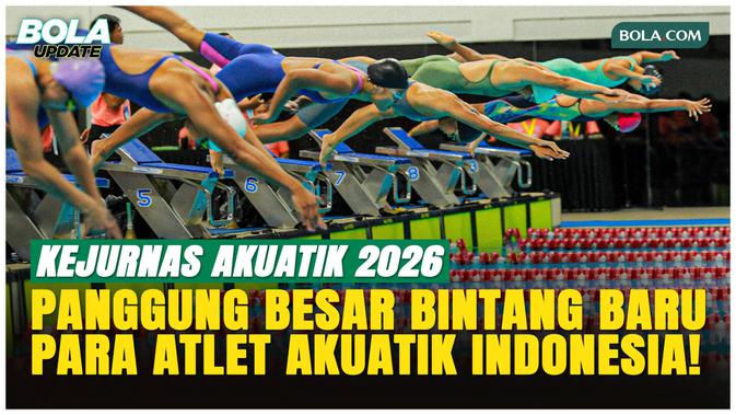 Kejurnas Akuatik 2026 Dibuka, Misi Besar Cari Bintang Baru Indonesia
