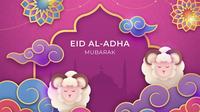 Ilustrasi lebaran iduladha. (Photo created by pikisuperstar on www.freepik.com)