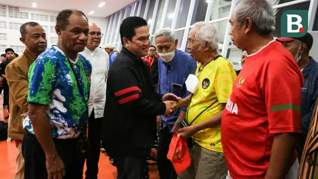 Foto: Peringatan HUT ke-93 PSSI Bersama Legenda Timnas Indonesia