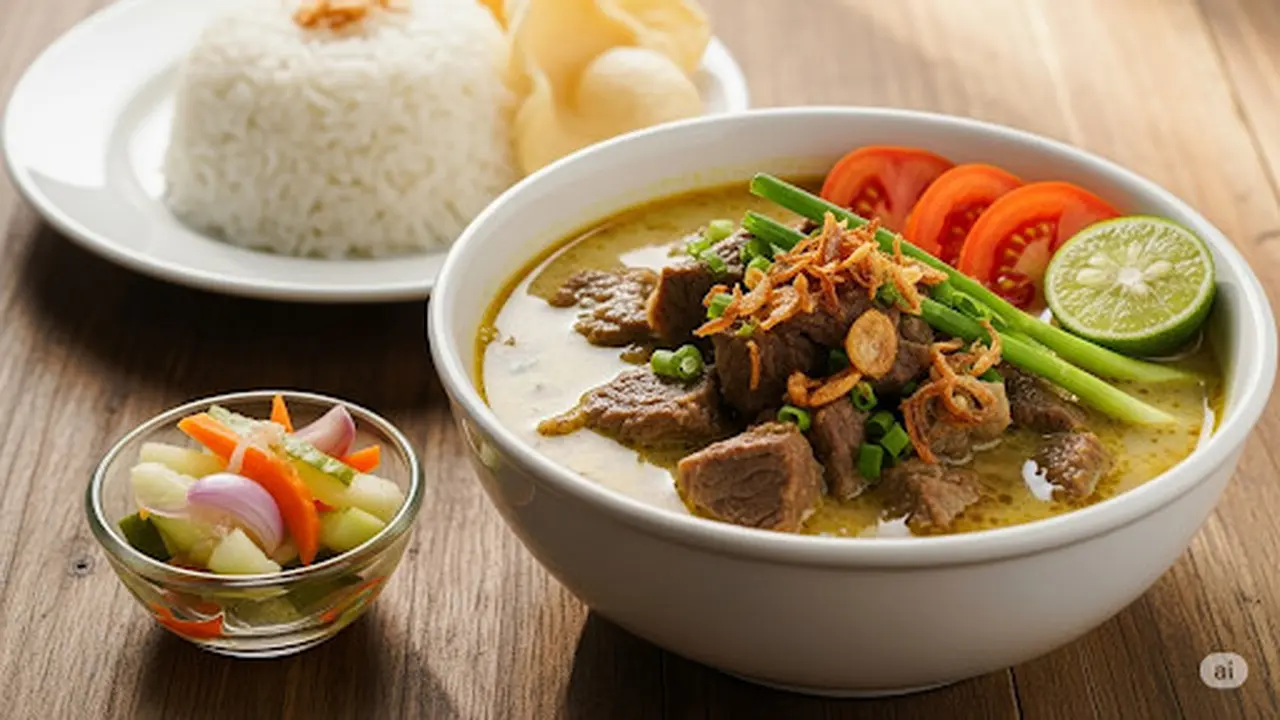 Resep Soto Betawi Kuah Santan