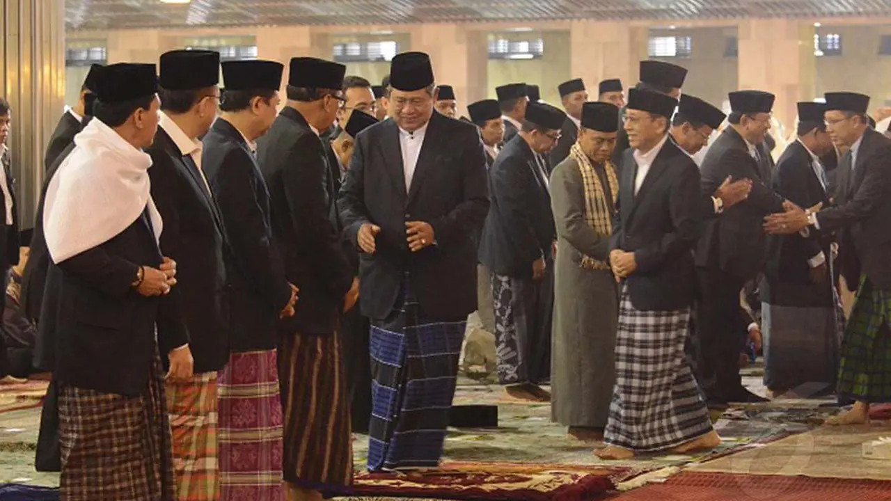 Salat Ied Terakhir SBY Dengan Gelar Presiden 