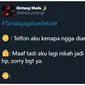 Curhatan Netizen Soal ‘Tanda Gagal Pedekate’ Ini Bikin Ketawa Geli (sumber:Twitter/@diatas_pelangii)