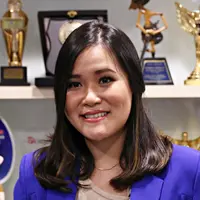 Senyum Jessica Kumala Wongso saat berpose usai wawancara di SCTV Tower, Jakarta, 28 Januari 2016. Jessica adalah saksi kasus kematian Wayan Mirna Salihin yang tewas diracun sianida pada 6 Januari lalu. (Liputan6.com/Immanuel Antonius)