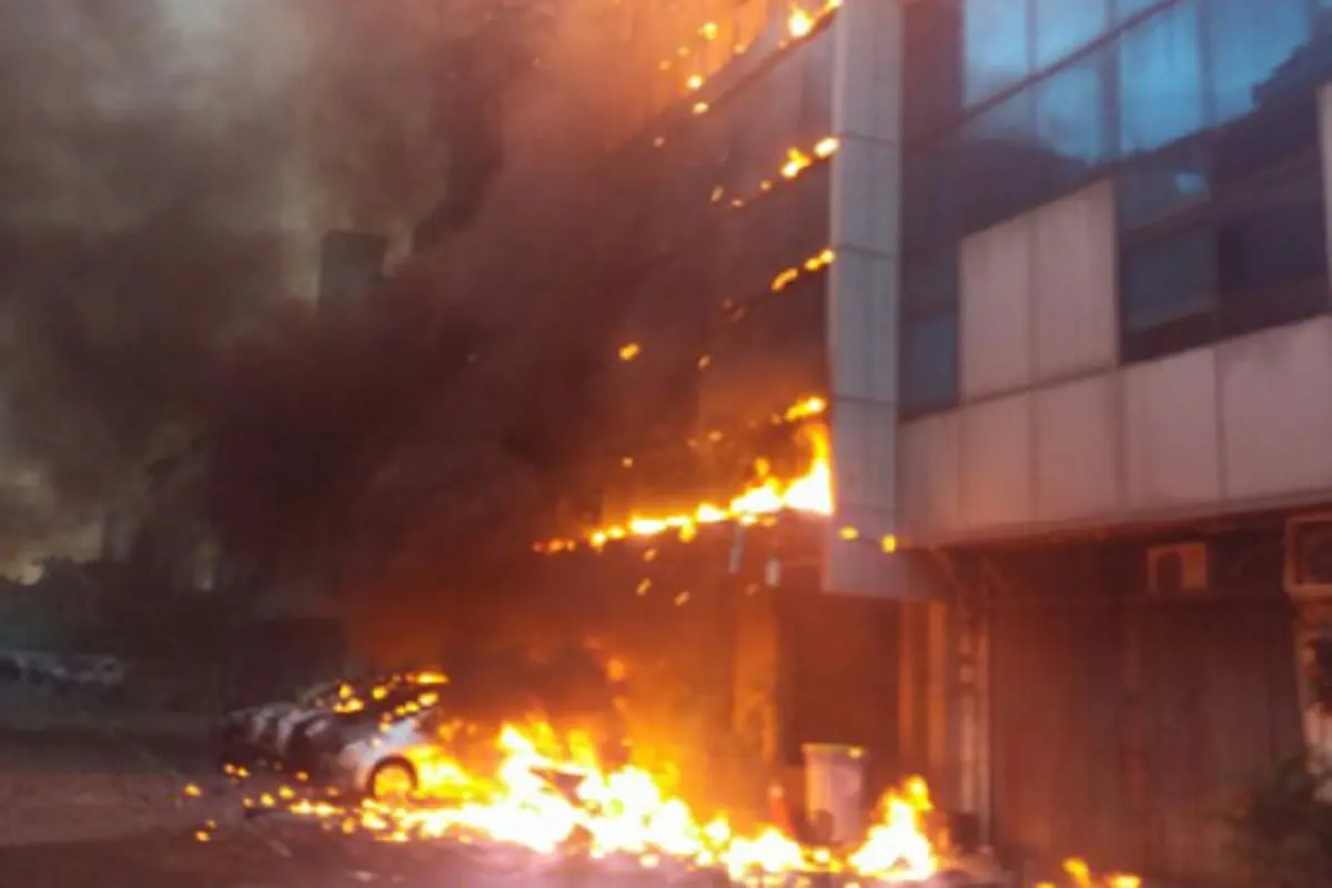 Kebakaran Ruko kelapa gading