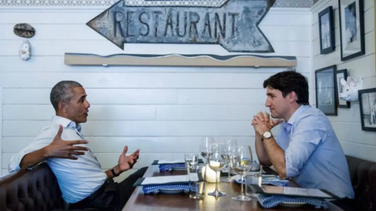 Barack Obama dan Justin Trudeau