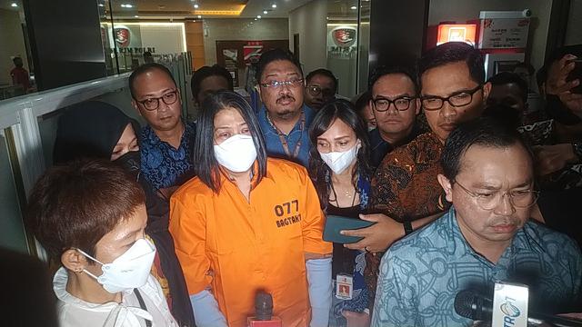 Polri resmi menahan istri Ferdy Sambo, Putri Candrawathi, terkait kasus kematian Brigadir J alias Nofryansyah Yoshua Hutabarat. (Merdeka.com/ Nur Habibie)