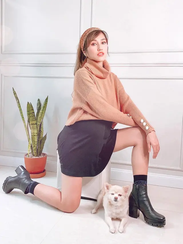 5 Gaya Sporty Louise Anastasya saat Hamil Besar, Bisa Jadi Inspirasi