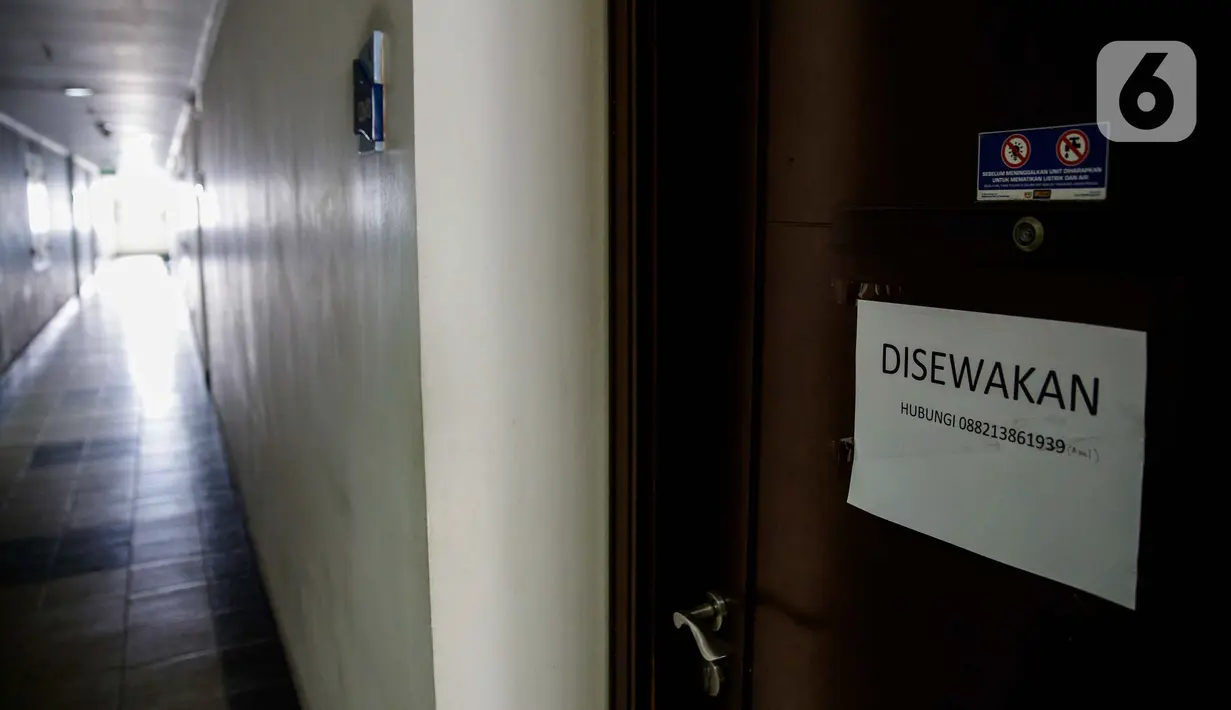 Sebuah kamar yang disewakan di salah satu Apartemen di Jakarta, Senin (1/11/2021). Meskipun ada penawaran paket 'pekerjaan remote work' baru di apartemen dengan klasifikasi mewah, belum banyak membantu mengimbangi penurunan jumlah ekspatriat di Jakarta. (Liputan6.com/Faizal Fanani)