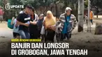 Tanggul Sungai Tuntang jebol menyebabkan banjir melanda puluhan desa di Kabupaten Grobogan, Jawa Tengah. Banjir Grobogan tak hanya merendam rumah warga, tetapi juga menggenangi akses jalan hingga jalur rel kereta api Semarang-Surabaya.
