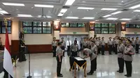 Kapolri Jenderal Polisi Tito Karnavian pimpin sertijab Kapolda DIY dan Gorontalo di Mabes Polri, Jakarta, Rabu (23/11/2016). (Nanda Perdana Putra/Liputan6.com)