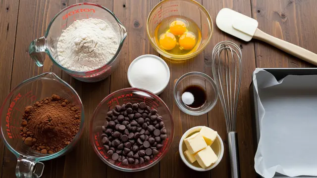 Brownies Panggang Takaran Gelas
