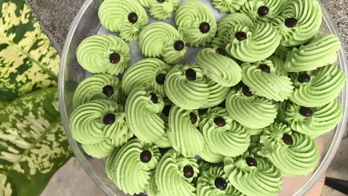 resep semprit pandan