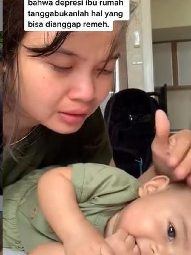 Curhat Wanita Ungkap Beratnya Jadi  Ibu Rumah Tangga Sampai Menangis