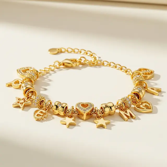 Gelang Lapis Emas Kuning Anti Karat Tren 2025