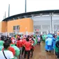 Suasana Stadion Pakansari, Cibinong, Bogor, Rabu (14/12/2016) sore. (Bintang.com/Adrian Putra)