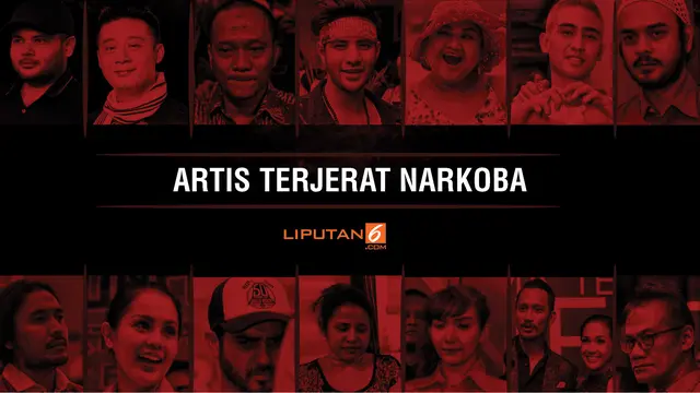 Banner grafis artis terjerat narkoba