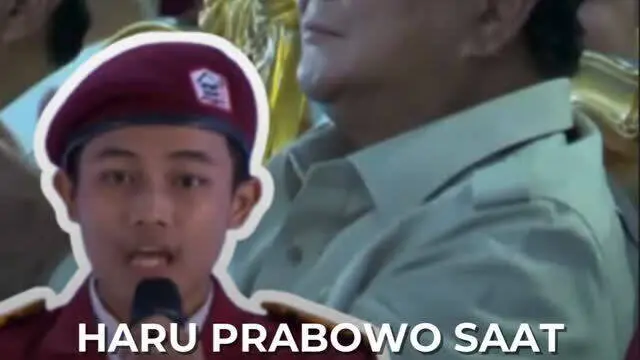 Haru Prabowo Saat Siswa Sekolah Rakyat Pidato Empat Bahasa