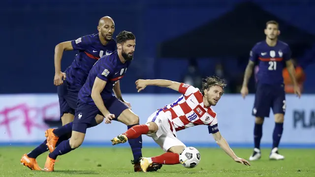 FOTO: Prancis Hajar Kroasia di UEFA Nations League